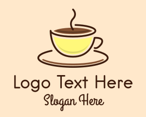 Hot Coffee Cup logo