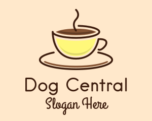 Hot Coffee Cup logo design