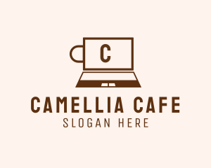 Laptop Internet Cafe Studio logo design