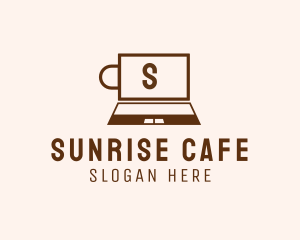 Laptop Internet Cafe Studio logo design