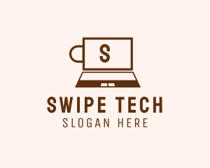 Laptop Internet Cafe Studio logo design