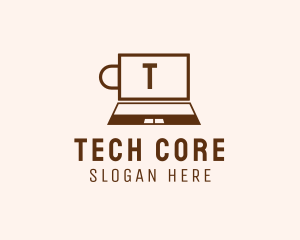 Laptop Internet Cafe Studio logo design