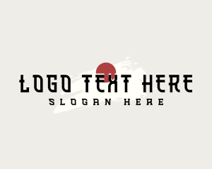 Japanese Oriental Asian logo