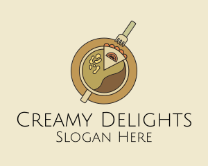 Cafe Coffee Cake logo design