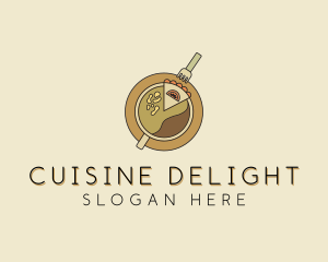 Cafe Coffee Cake logo design