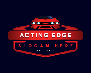 Mustang Detailing Car logo design