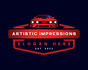 Mustang Detailing Car logo design