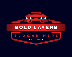 Mustang Detailing Car logo design