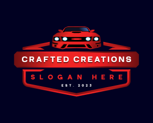 Mustang Detailing Car logo design