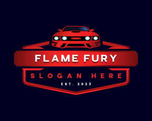 Mustang Detailing Car logo design