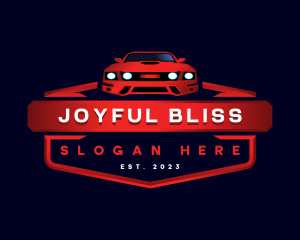 Mustang Detailing Car logo design