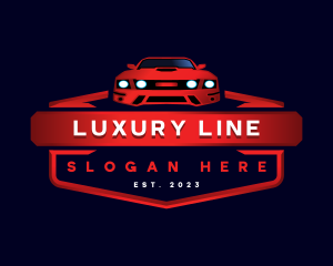 Mustang Detailing Car logo design