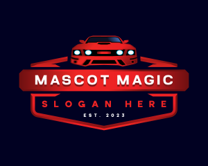 Mustang Detailing Car logo design