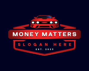 Mustang Detailing Car logo design