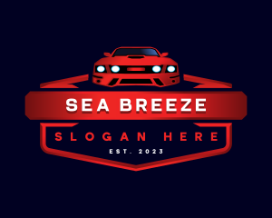 Mustang Detailing Car logo design