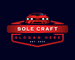 Mustang Detailing Car logo design