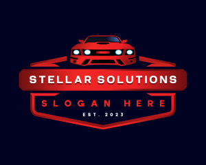 Mustang Detailing Car logo design