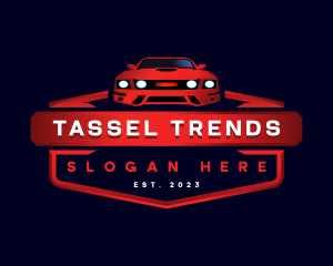 Mustang Detailing Car logo design