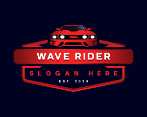 Mustang Detailing Car logo design