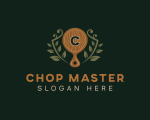 Chef Chopping Board Cooking logo design