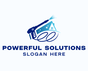 Home Cleaning Powe Washer logo design