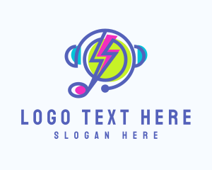 Melody - Electric Music Streaming logo design