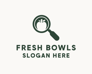 Fruit Food Search logo design