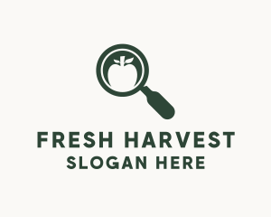 Fruit Food Search logo design