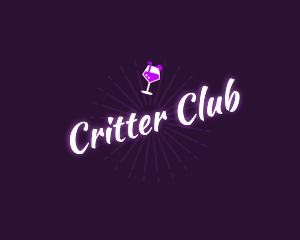 Neon Bar Club logo design