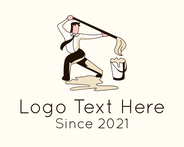 Janitor logo example 1