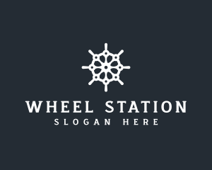 Ship Steering Wheel logo