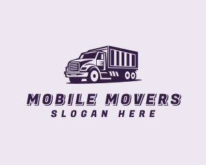 Logistics Truck Vehicle logo design