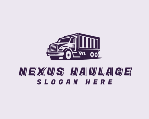 Logistics Truck Vehicle logo design