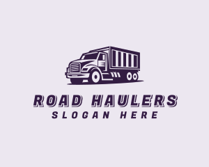 Logistics Truck Vehicle logo design