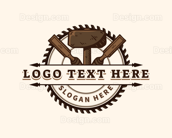 Hammer Saw Crafting Logo