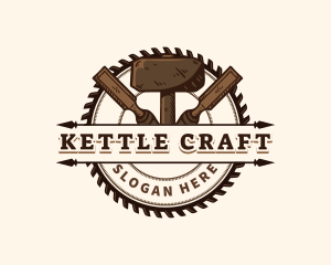 Hammer Saw Crafting logo design