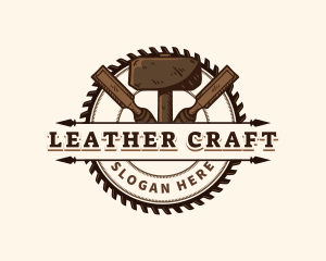 Hammer Saw Crafting logo design