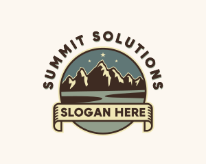 Lake Mountain Summit logo design