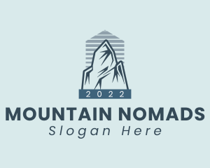 Simple Mountain Summit logo design