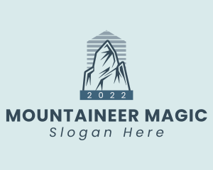 Simple Mountain Summit logo design