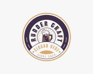 Beer Pub Liquor logo design