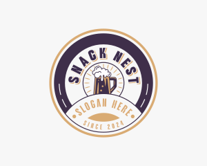 Beer Pub Liquor logo design