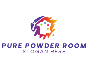 Art Paint Palette  logo design