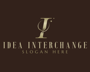 Luxury Jewelry Boutique Letter I logo design