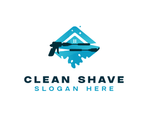 Pressure Washer Cleaning Equipment logo design