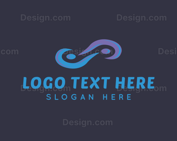 Infinity Loop Abstract Logo