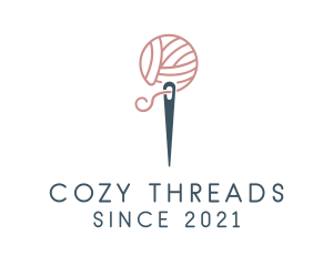 Crochet Thread Needle  logo design