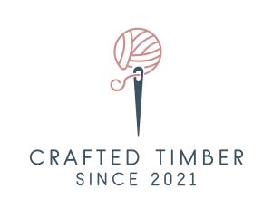 Crochet Thread Needle  logo design