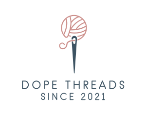 Crochet Thread Needle  logo design