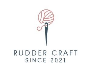 Crochet Thread Needle  logo design